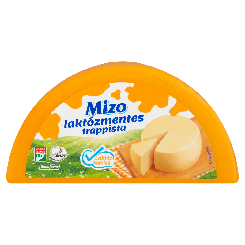 Mizo Trappista sajt 700 g felezett, laktózmentes